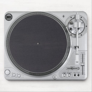 Tapis De Souris DJ Tourne-disque Mousepad