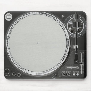 Tapis De Souris DJ Tourne-disque Mousepad
