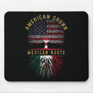 Tapis De Souris Dna Drapeau États-Unis Américain Drapeau Mexicain