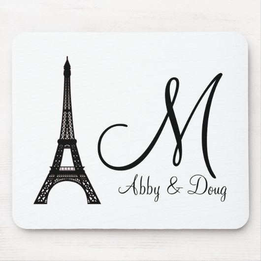 Tapis De Souris do-it-yourself Monogram Eiffel (Devant)