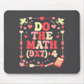 Tapis De Souris Do The Math Equation Valentine's Day Math Teacher  (Devant)