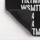 Tapis De Souris Do You Know The Muffin Man Dyktmm Funny Quote (Coin)