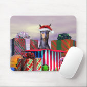 Tapis De Souris Doberman Christmas Surprise (Avec souris)
