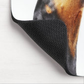 Tapis De Souris Doberman hurle (Coin)