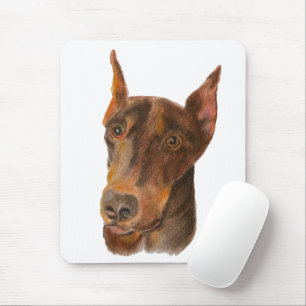 Tapis De Souris Doberman Pinscher