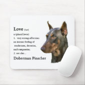 Tapis De Souris Doberman Pinscher Cadeaux (Avec souris)