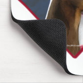 Tapis De Souris Doberman Pinscher Drapeau 2 (Coin)