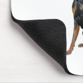 Tapis De Souris Doberman Pinscher (naturel) (Coin)