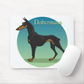Tapis De Souris dobermann (Avec souris)