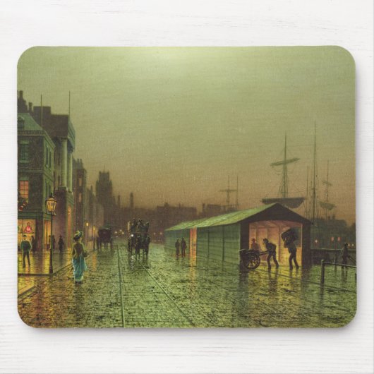 Tapis De Souris Docks de John Atkinson Grimshaw | Liverpool (Devant)
