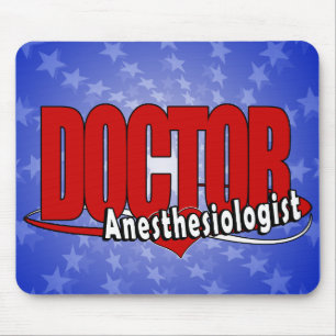 Tapis De Souris DOCTEUR BIG RED LOGO d'anesthésiste