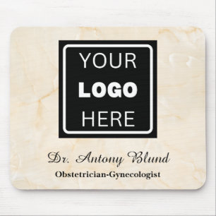 Tapis De Souris Docteur Clinique Logo Marfil Marbre Souris Pa