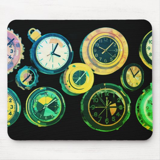 Tapis De Souris Does Anyone Really Know What Time It Is Mousepad (Devant)