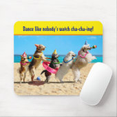 Tapis De Souris Dog Birthday Party Conga Line (Avec souris)