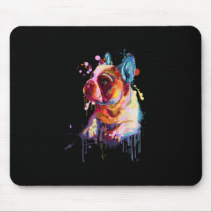 Tapis De Souris Dog French Bulldog Hand Drawing Art