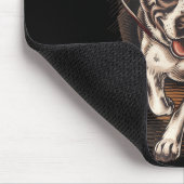 Tapis De Souris Dog Waking Professional Dog Walker Hat Graphic  (Coin)