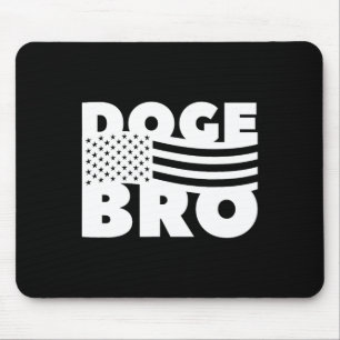 Tapis De Souris Doge Bro Américain Patriotique Trump Efficacité
