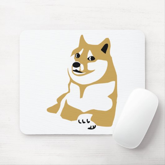 Tapis De Souris Doge - meme d'Internet (Avec souris)