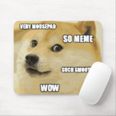 Tapis De Souris Doge Meme Mousepad (Avec souris)