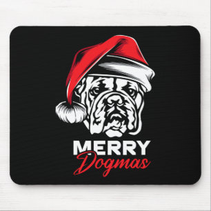 Tapis De Souris Dogmas English Bulldog Noël