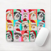Tapis De Souris Dogs and Cats with Santa Beard (Avec souris)