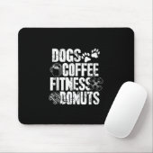 Tapis De Souris Dogs Coffee Ness Donuts (Avec souris)