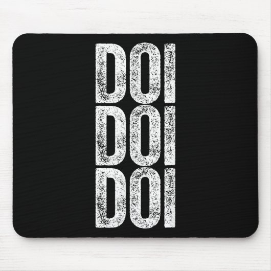 Tapis De Souris Doi Doi Doi Brainrot Gen Alpha Argot 67 Six Sept  (Devant)