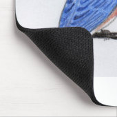 Tapis de souris d'oiseau bleu (Coin)
