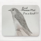 Tapis de souris d'oiseaux (Devant)