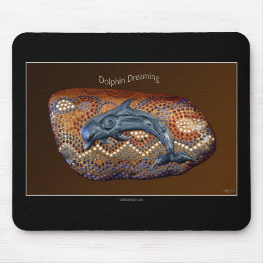 Tapis De Souris DOLPHIN DREAMING Marine Mammal MousePad (Devant)