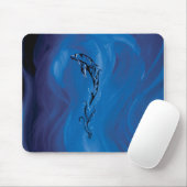 Tapis De Souris Dolphine bleue (Avec souris)