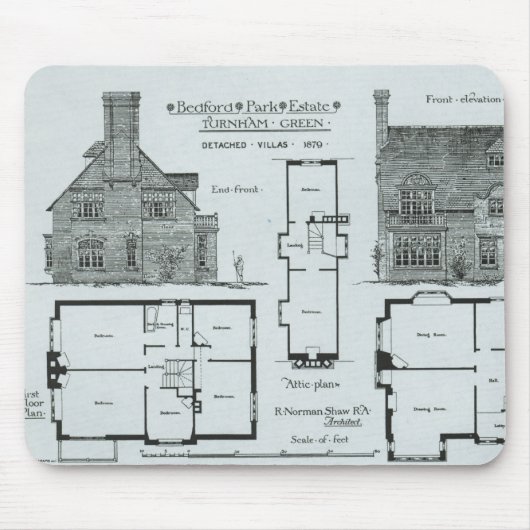 Tapis De Souris Domaine de parc de Bedford (Devant)