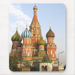 TAPIS DE SOURIS "DOMES DE ST. BASIL'S, MOSCOU" SOURIS MAT/MOUSEPAD