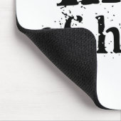 Tapis De Souris Domestique de texte de noir d'honneur (Coin)