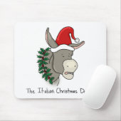 Tapis De Souris Dominick l'âne italien de Noël (Avec souris)