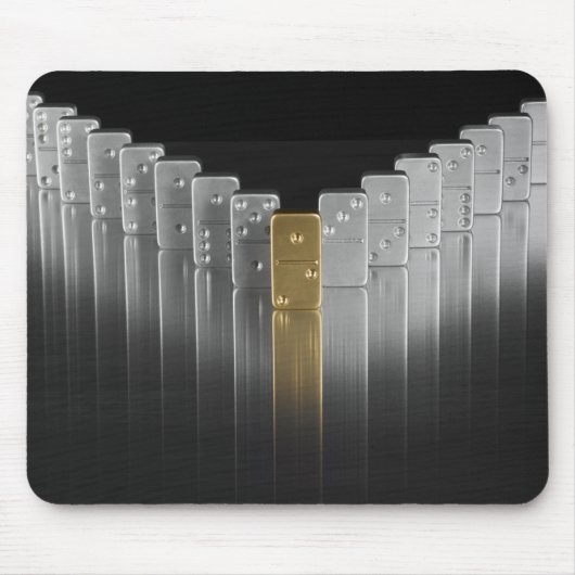 Tapis De Souris Dominos d'or et d'argent (Devant)