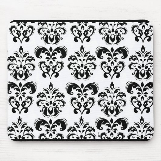 TAPIS DE SOURIS DOMMAQUES NOIRS ET BLANCS (Devant)