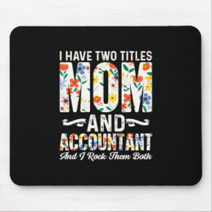 Tapis De Souris Don comptable Maman Et Comptable