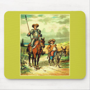 Tapis De Souris Don don Quichotte et Sancho Panza
