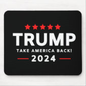 Tapis De Souris Donald Trump 2024 et l'Amérique (Devant)