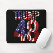 Tapis De Souris Donald Trump 2028 Trump 45 47 48e Président Améri (Avec souris)