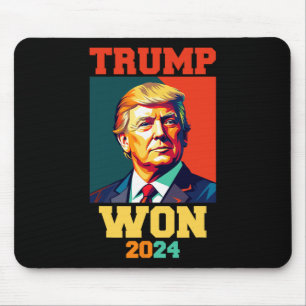 Tapis De Souris Donald Trump a gagné l'investiture de l'élection 2