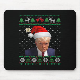 Tapis De Souris Donald Trump Mug Tiré Un Vilain Noël