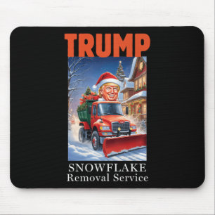 Tapis De Souris Donald Trump Noël Funny Snowflake Suppression