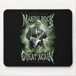 Tapis De Souris Donald Trump Rendre sa musique rock Vintage