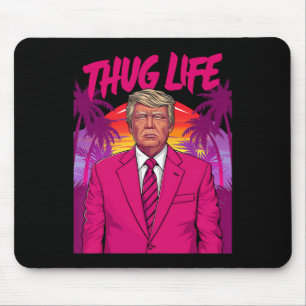 Tapis De Souris Donald Trump Rétro Vintage Ambiance Rose Drôle d'A
