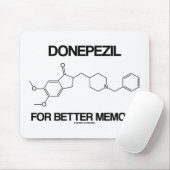 Tapis De Souris Donepezil Pour Une Meilleure Mémoire (Molécule Chi (Avec souris)