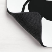 Tapis De Souris Donkey silhouette (Coin)