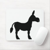 Tapis De Souris Donkey silhouette (Avec souris)