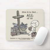 Tapis De Souris Donne tout à Dieu (Avec souris)